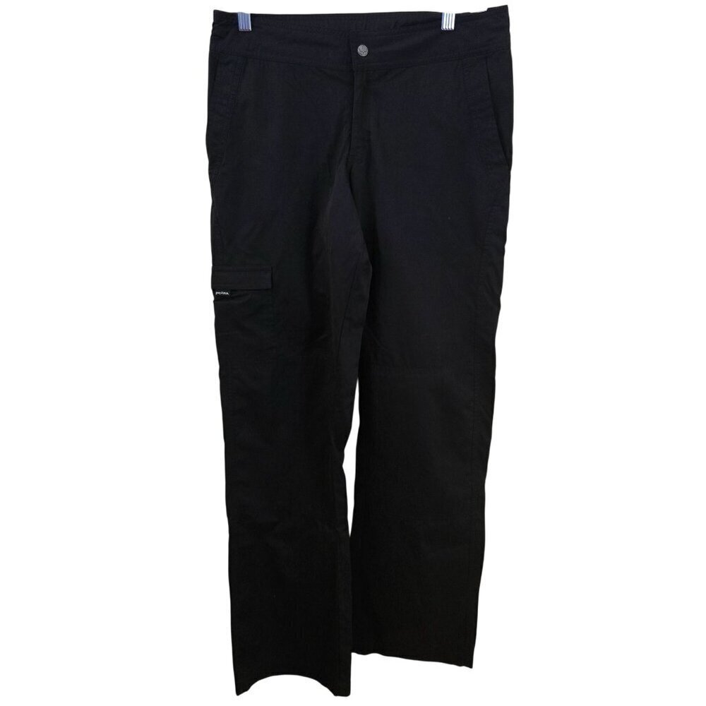Prana Black Cargo Unisex Brushed Cotton Outdoor Pants Pockets Size M